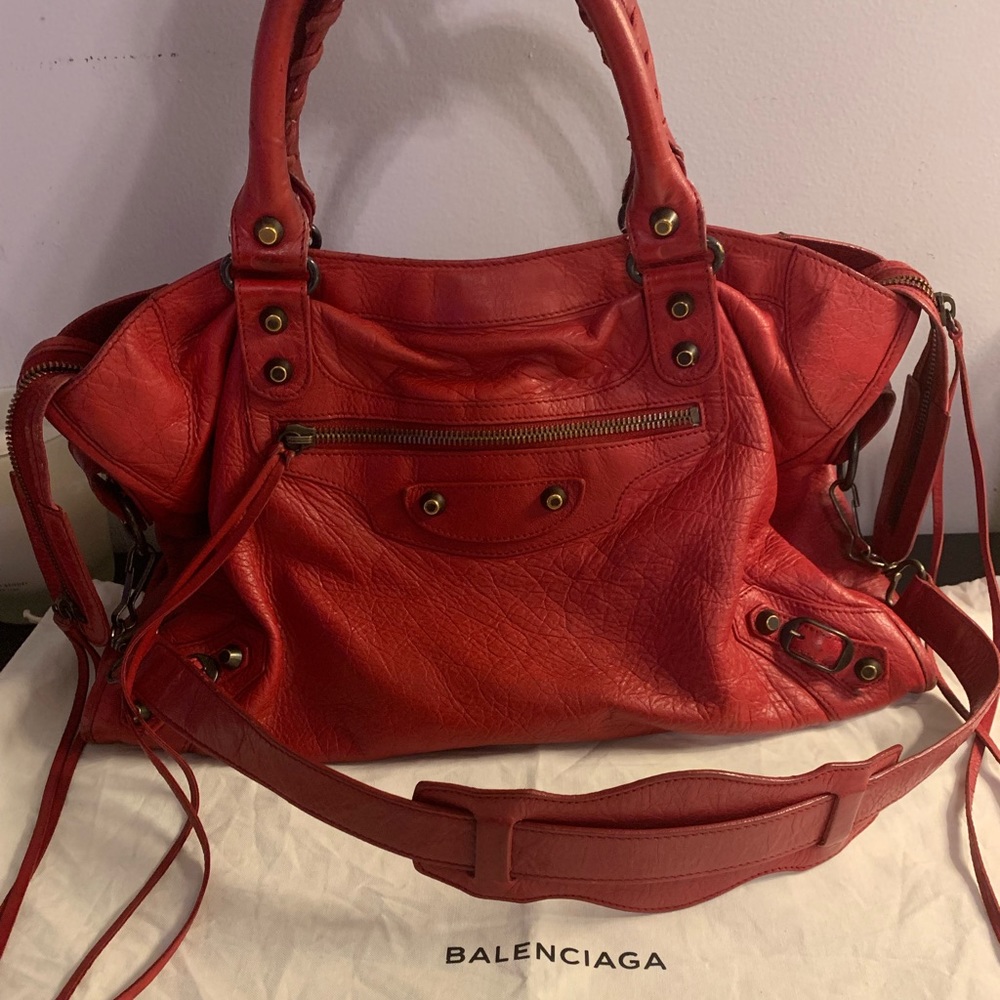 Balenciaga Classic City Bag in Rubisse